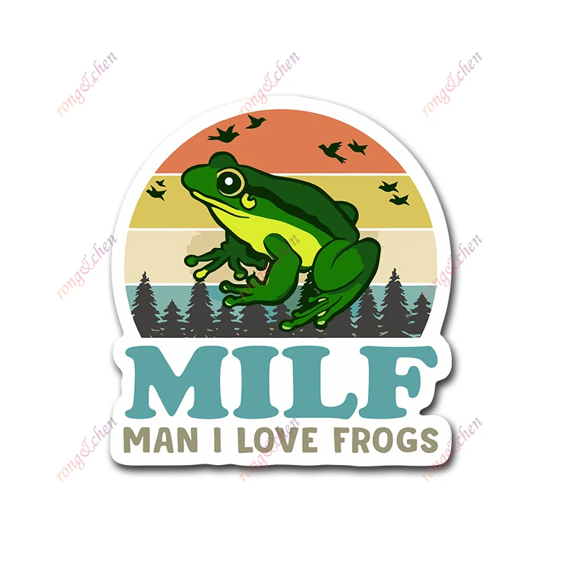 

Funny Car Sticker I Love Frogs for Car Motorcycle Racing Helmet Laptop Trunk Body Car Window Surfboard Waterproof PVC Decals