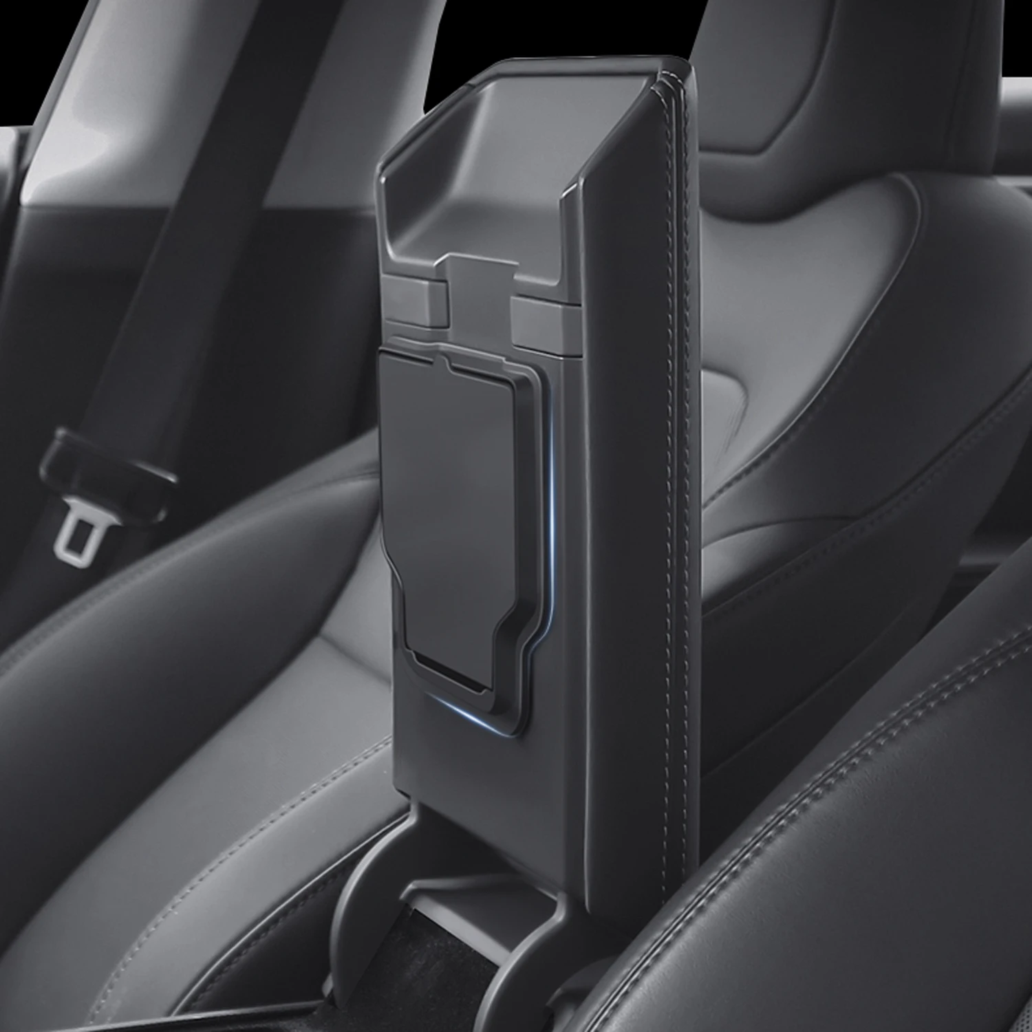 For Tesla Model Y 2025 2026 Car Accessories ABS Console Storage Glove Box Holder Tray