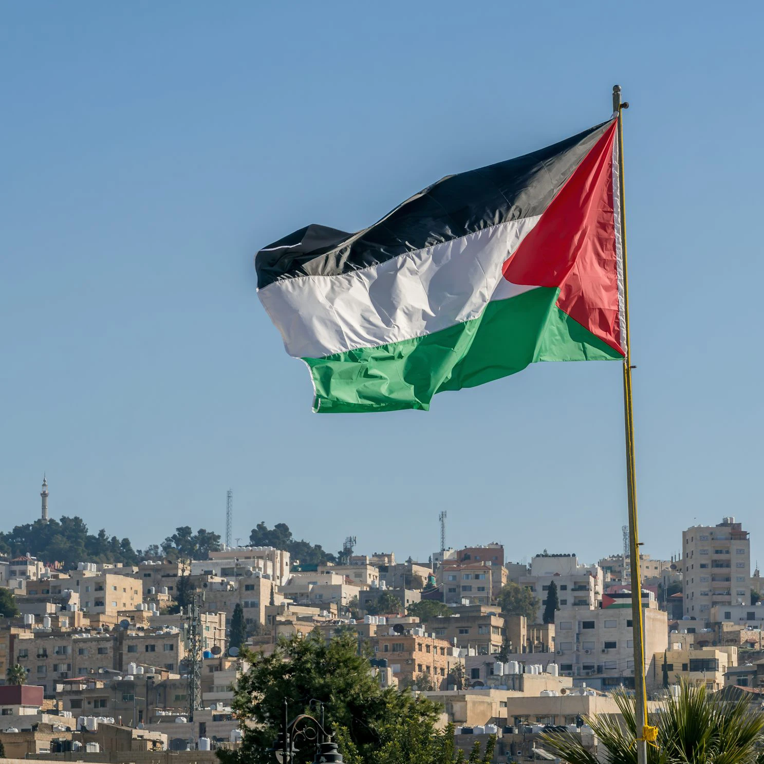 60x90cm 90x150cm High Quality Polyester Palestine Flag Gaza Palestinian Banner for Decoration Hanging