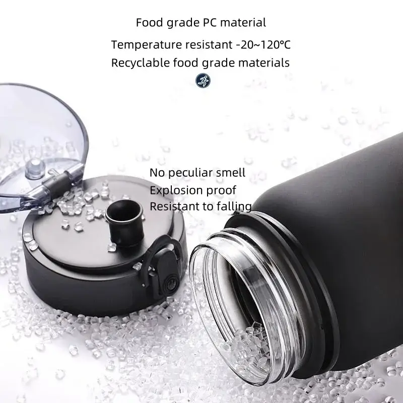650ml Football Star Water Cup Lamine Yamal Portable Outdoor Large Capacity Sports Fitness Flip Cover Drinking Bottle Fans Gifts - Image 4