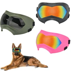 Large Dog Sunglasses Dog Goggles Pet Glasses Pet Eyewear with Adjustable Strap, Glasses for Medium Large Dog Swimming Skating Gl