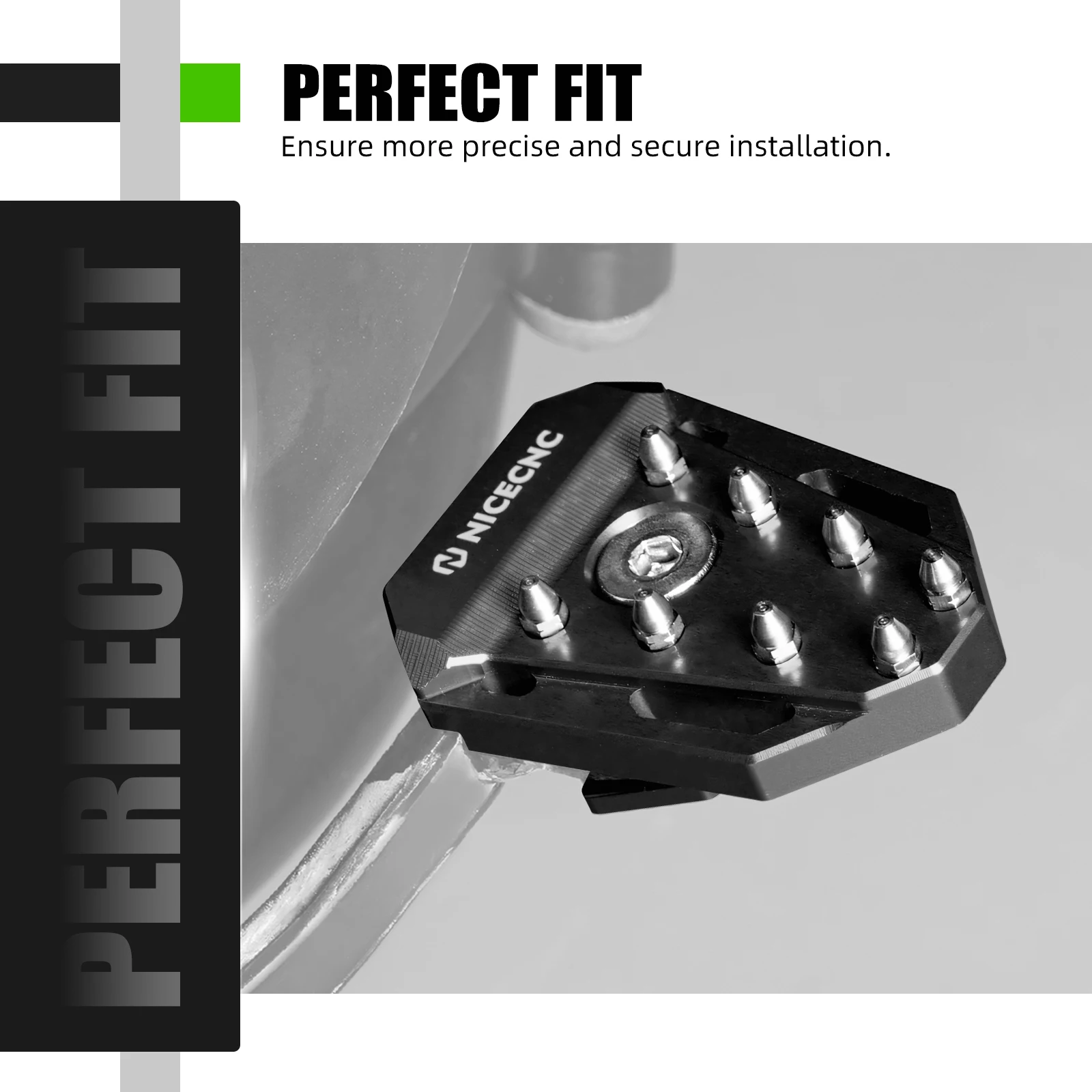 For Kawasaki KLR650 KLR 650 2008-2018 Brake Pedal Step Tip Extension Pad Klr650 Klr 650 klr650 klr 650 2014 2015 2016 2017 2018