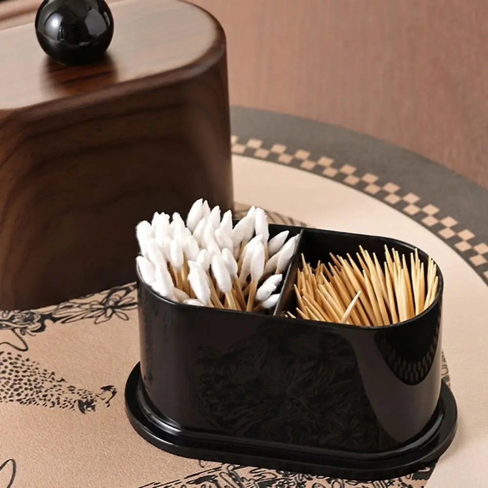 

Desktop Plastic Toothpick Box Dustproof Moisture-proof Cotton Swab Storage Box Reusable Decorative Toothpick Dispenser Desktop