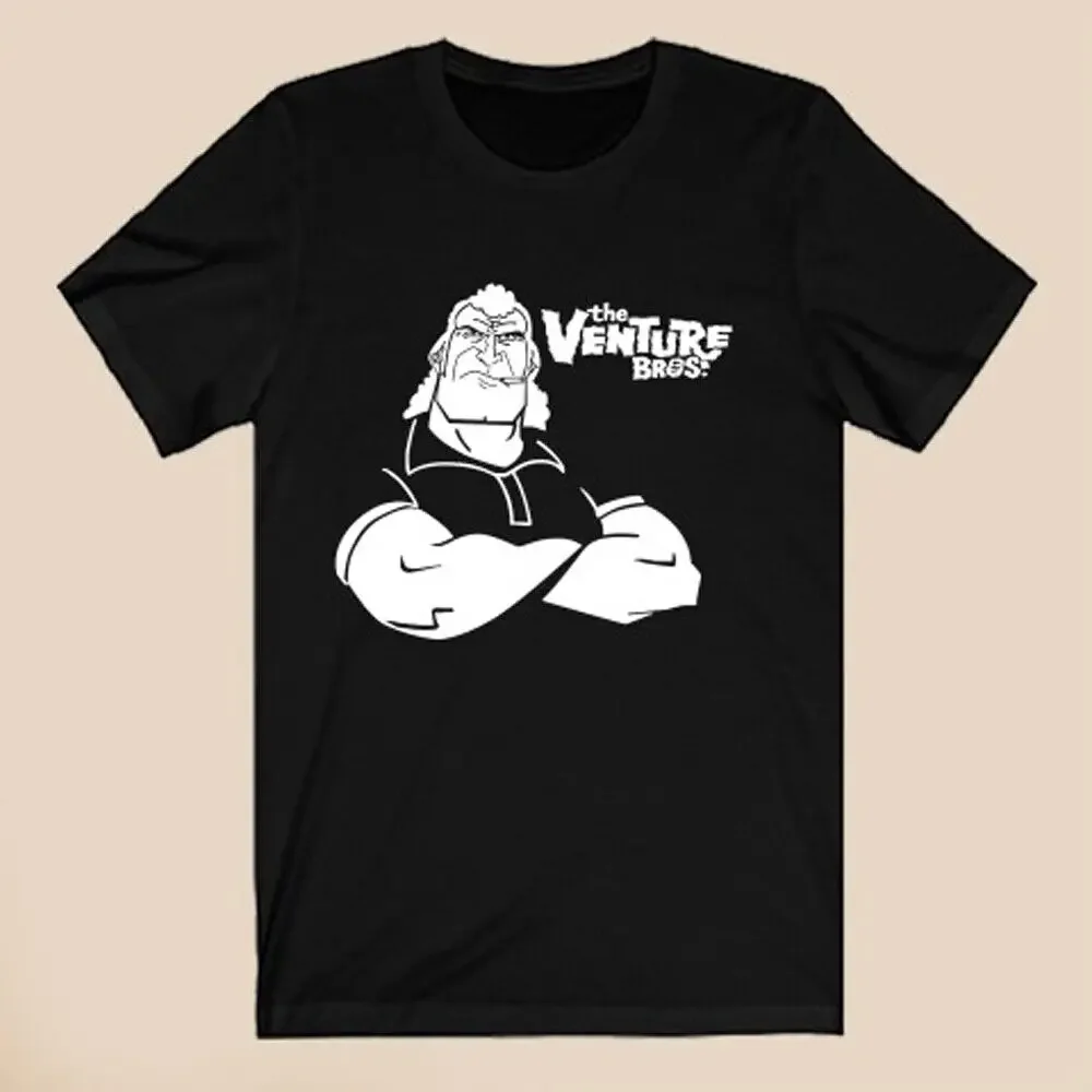 Футболка Venture Bros Brock Samson Мужская черная, S-3XL тройники высокого качества из 100% хлопка с коротким рукавом