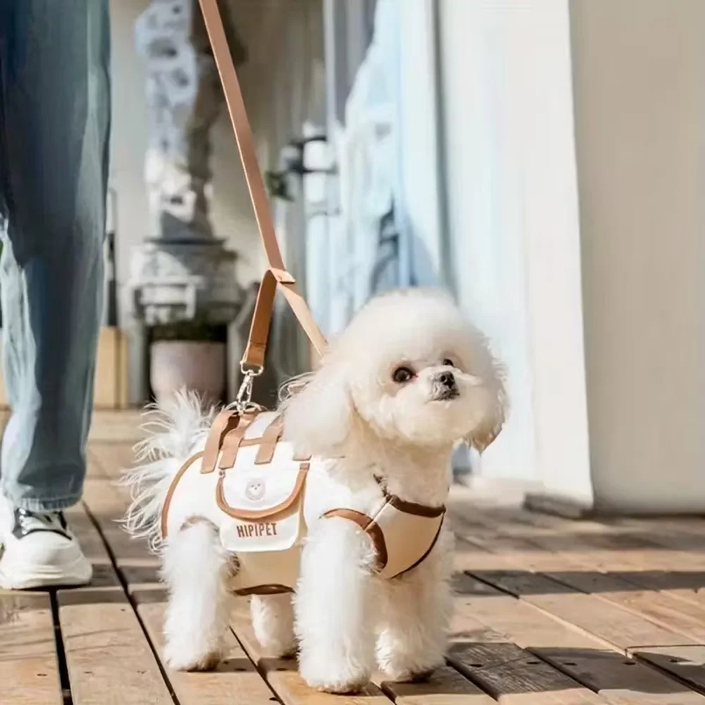 Niedlicher Hunde-Rucksack – ideal für kleine bis mittelgroße Haustiere – ideal für Reisen, den täglichen Gebrauch, Spaziergänge, als Transporttasche für Haustiere, als Hunde-Transportbox. – Detail 2