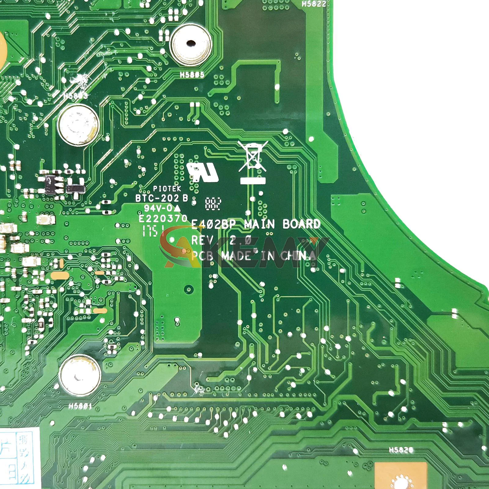 E402BA Scheda Madre Del Computer Portatile Per ASUS EeeBook E402BA L402BP X402BA L402BA E402BP E402B X402BP Scheda Madre Con A6 A8 A9 CPU test OK