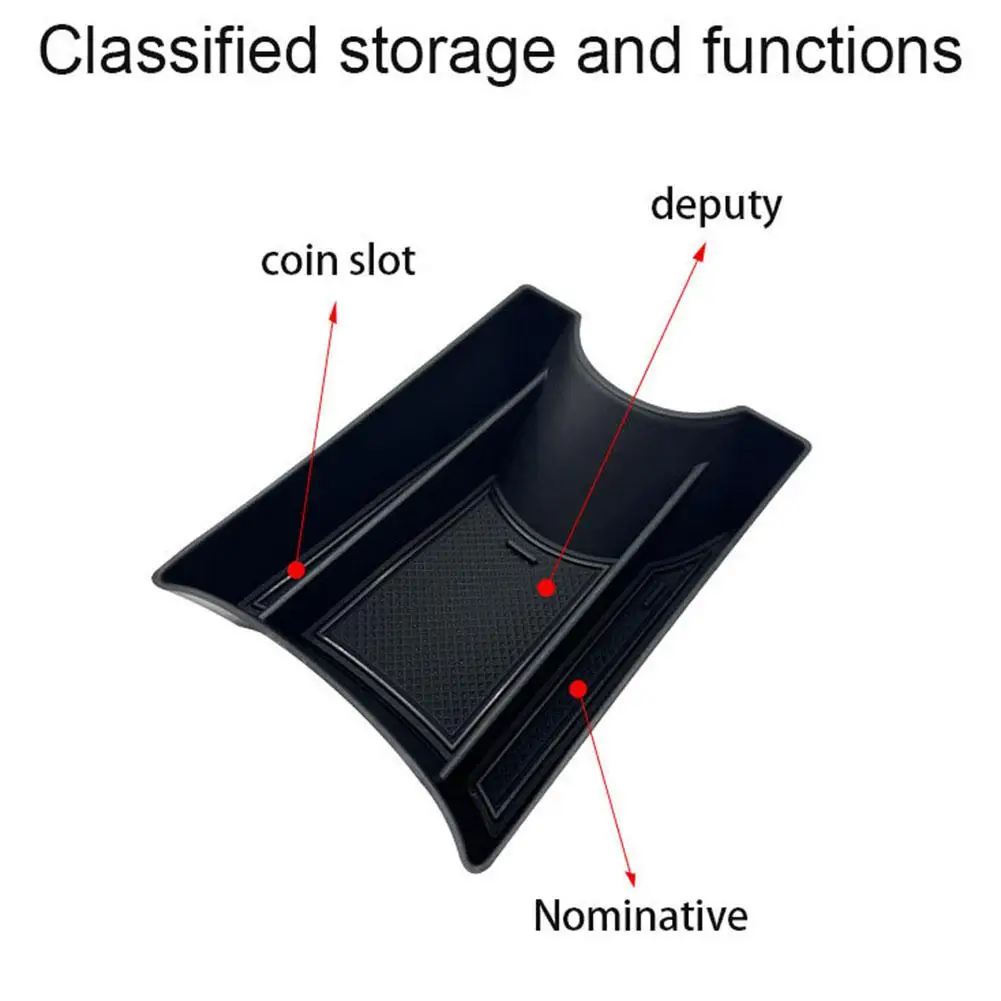 For VW UP GTI/ Seat Mii / Skoda Citigo 2013 2014 2015 2016 2017 2018 2019 2020 2021 Center Console Armrest Storage Box Accessory