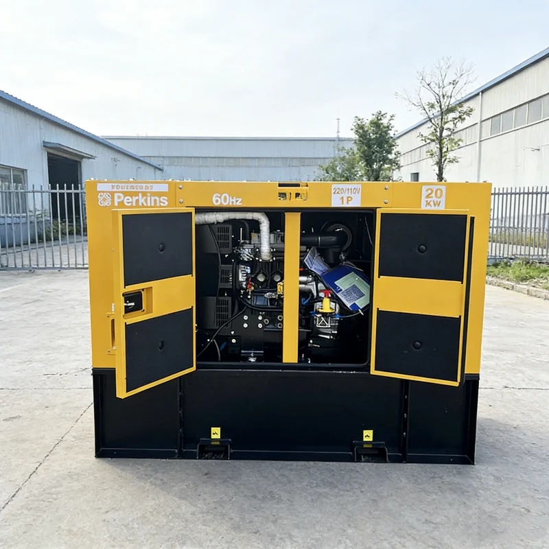 EPA Certificate Generator Soundproof Canopy with Fuel Tank Die sel Generator for Sale 20kva 30kva 40kva  20kva Generator