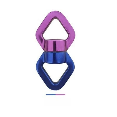 Outdoor High-altitude 360-degree Rotation Ring, Aerial Yoga Universal Rotation Ring 7075 Aviation Aluminum