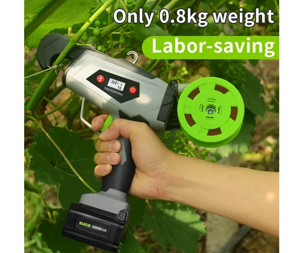 2025 آلة ربط أوتوماتيكية للنباتات الكرمة، كرمة العنب، خفيفة الوزن وسهلة الاستخدام