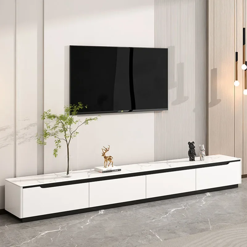 Lautsprecher, weiße TV-Ständer, Designer-Acryl, nordische Schubladen, Filmen, TV-Tisch, Unterhaltung, Suporte Para, TV-Salon-Möbel