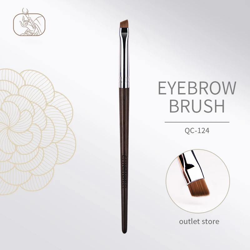 CHICHODO Natural High-end Animal Hair Makeup Brush Synthetic Fiber Hair Angled Eyebrow Brush -CHJ037