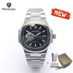 PARNSRPE 40mm Diving Mechanical Watch 50M Water Resistant NH38 Self-Winding Movement Luxury Casual Fashion Men's Watches
