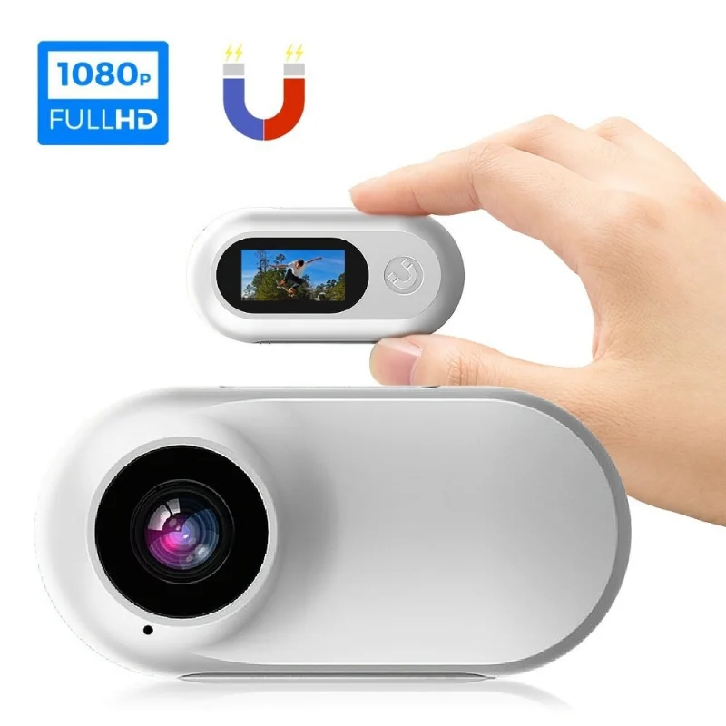 

New Magnetic Sports Camera Thumb Camera Hd Camera 1080P Outdoor Portable Riding Sk012 Action Mini Camera