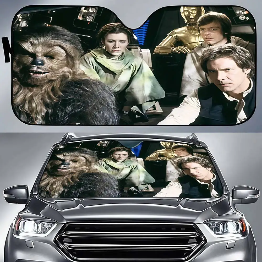 

Звездные забавные войны, солнцезащитный козырек на лобовое стекло, козырек от солнца, авто солнцезащитный козырек, автомобильные чехлы, защита от солнца для автомобиля