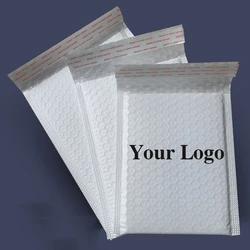 10pcs Custom Logo Bubble Mailers Poly Bubble Mailer Self Seal Padded Envelopes Gift Bags Packaging Bags For Clothing Cosmetic