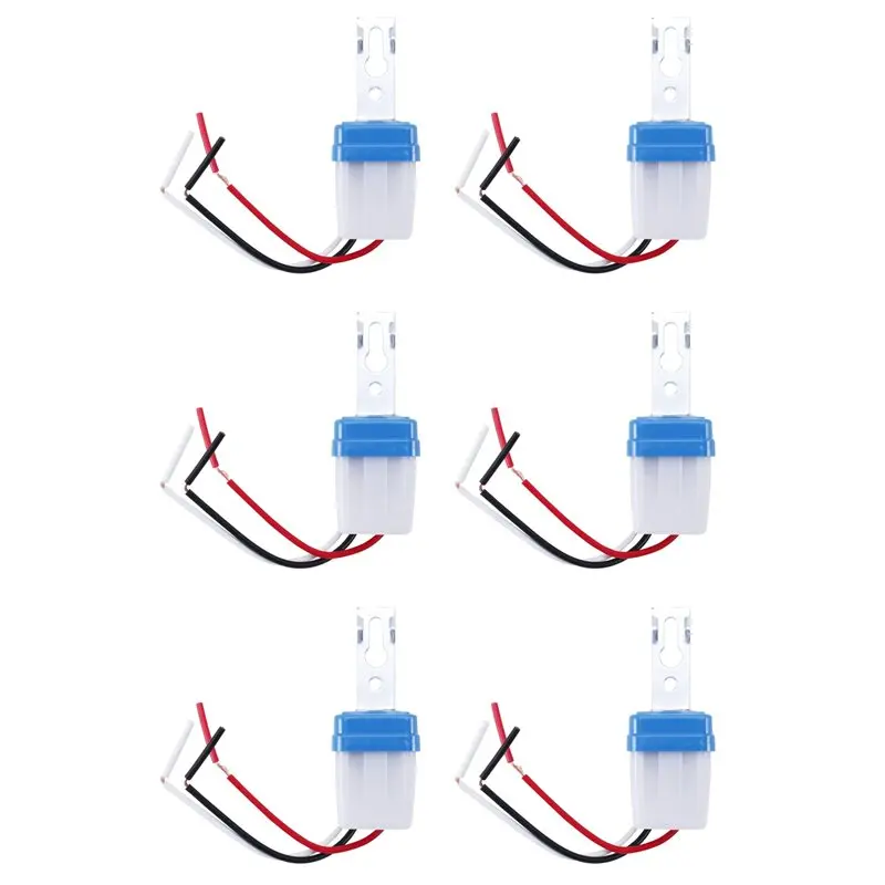 ABGI-6X Sensor Switch AC DC12V Street Lights Automatic Control Light Day Night Detection Control Bright Dark Town Countryside