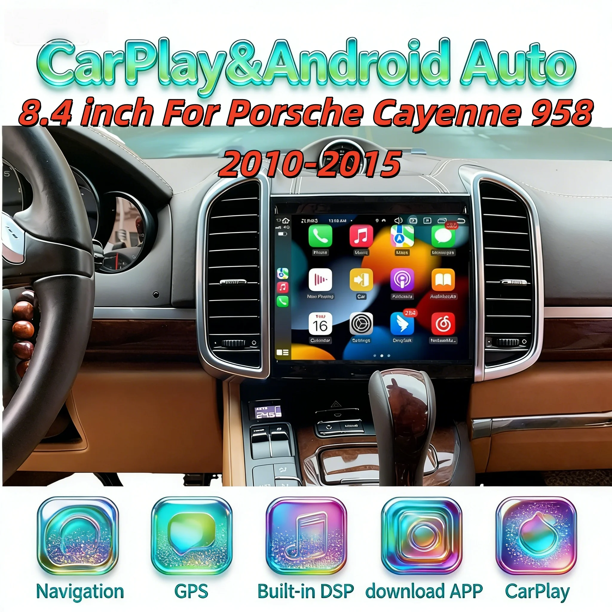 

PCM 3.1 / 4.0 Multimedia Android BT 5.0 Stereo For Porsche Cayenne 958 2010-2015 Radio CarPlay Navigation Head unit Stereo DSP