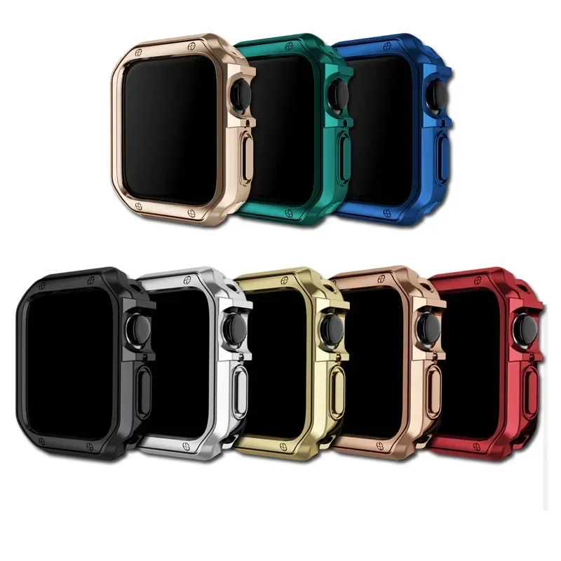 watch Cover For Apple Watch case 9 8 7 6 SE 5 iWatch Accessorie Screen Protector Apple watch serie 44mm 40mm 41mm 45mm 42mm 38mm