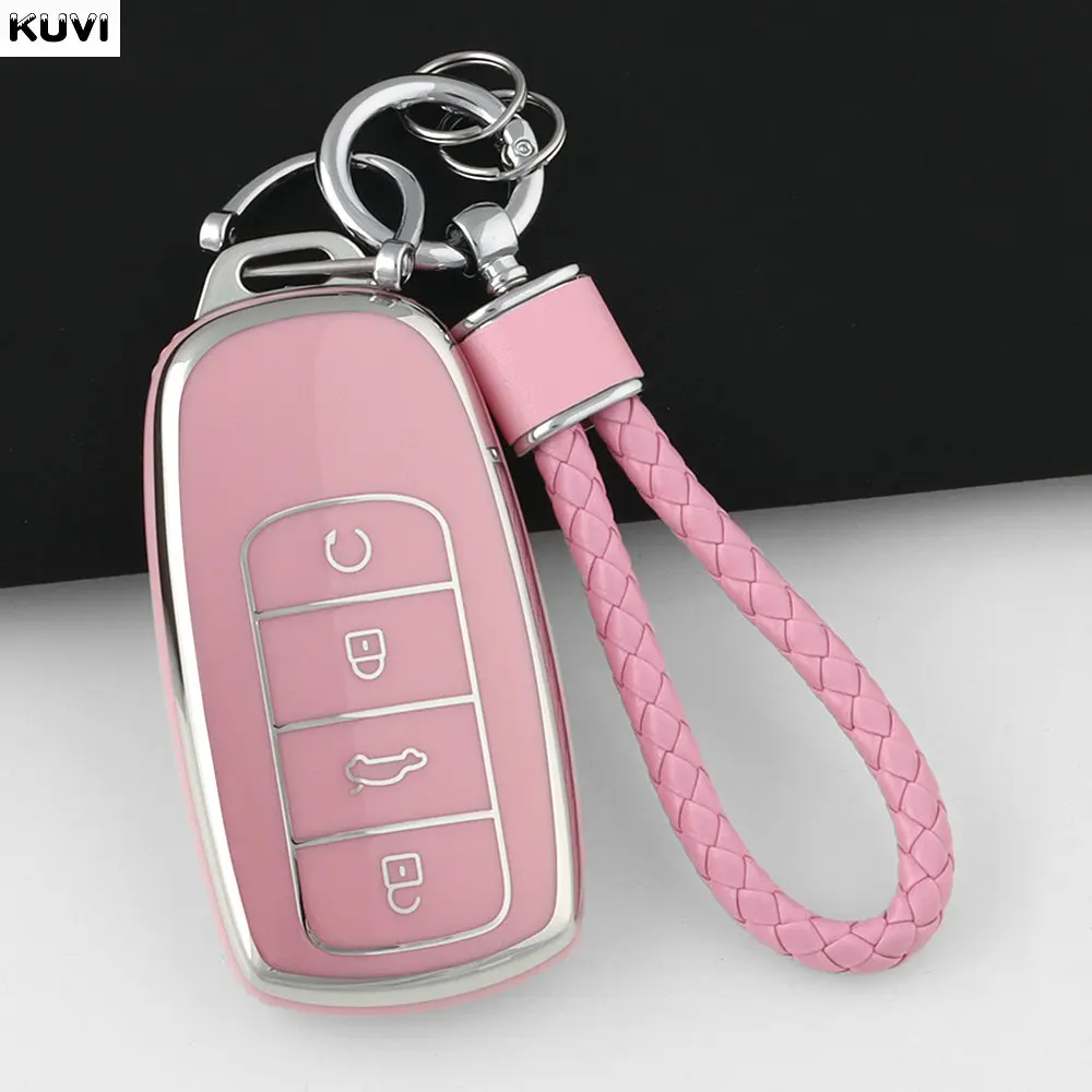Mode TPU Auto Schlüssel Fall Abdeckung für Chery Tiggo 8 Pro Tiggo 8 plus Neue 5 Plus 7pro Omoda 5 Auto Schlüssel Schutz Shell Fob Zubehör