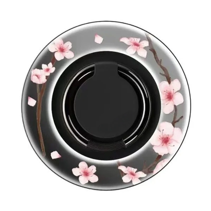 

Fashion Flower Plum Blossom Magnetic Grip Card Holder Phone Stand for IPhone Holder Mount Support for Galaxy Phone Accessories