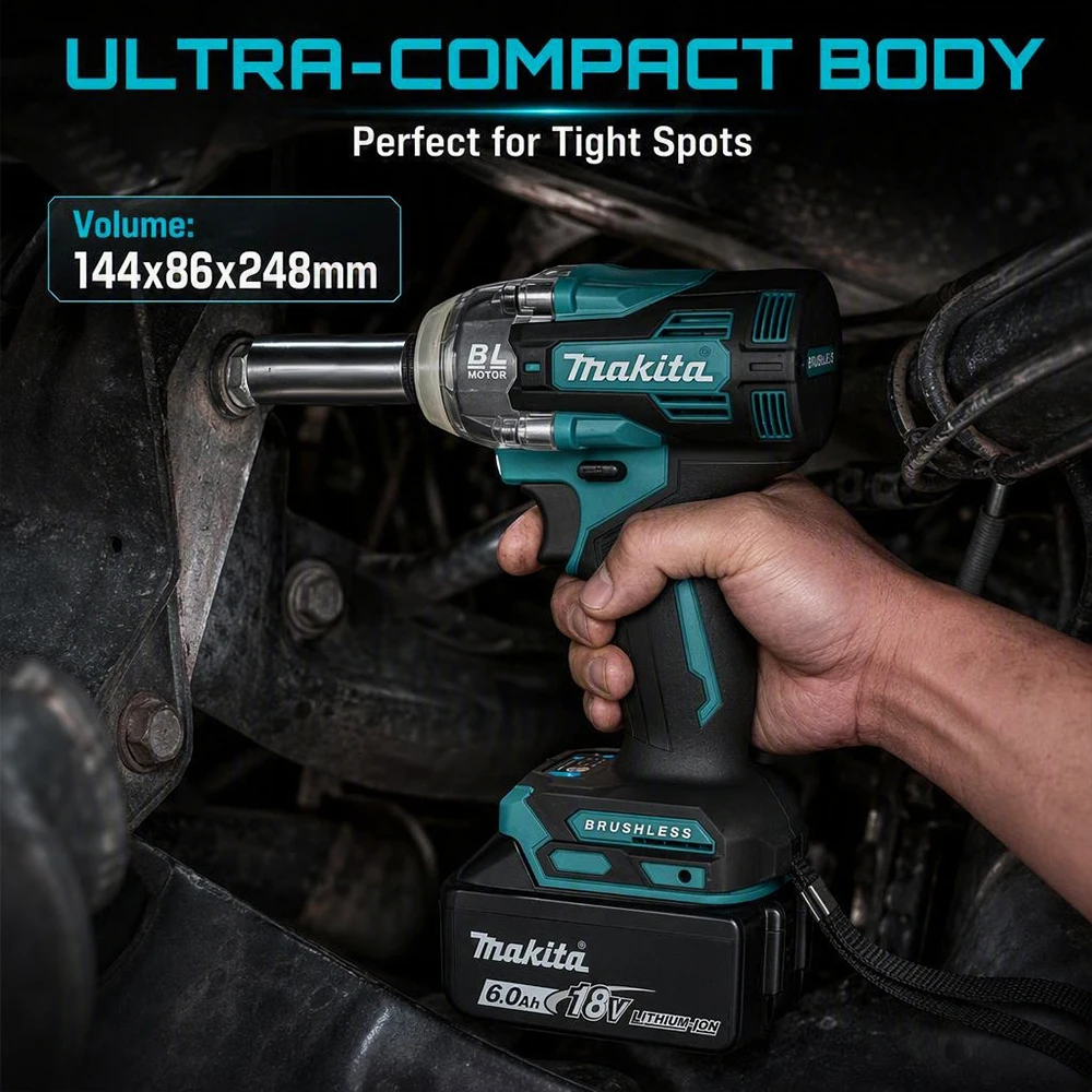 for-makita-tw004g-cordless-impact-wrench-bl-brushless-motor630nm-max-torque500w-output-power-handheld-power-tool