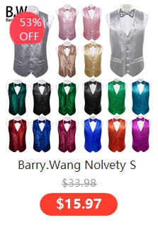 Barry.Wang Neuheit Seide Männer Krawatte Taschentuch Manschettenknöpfe Set Jacquard Tier Dinosaurier Fledermaus Gravat Krawatte Für Männliche Hochzeit Business – Detail 38