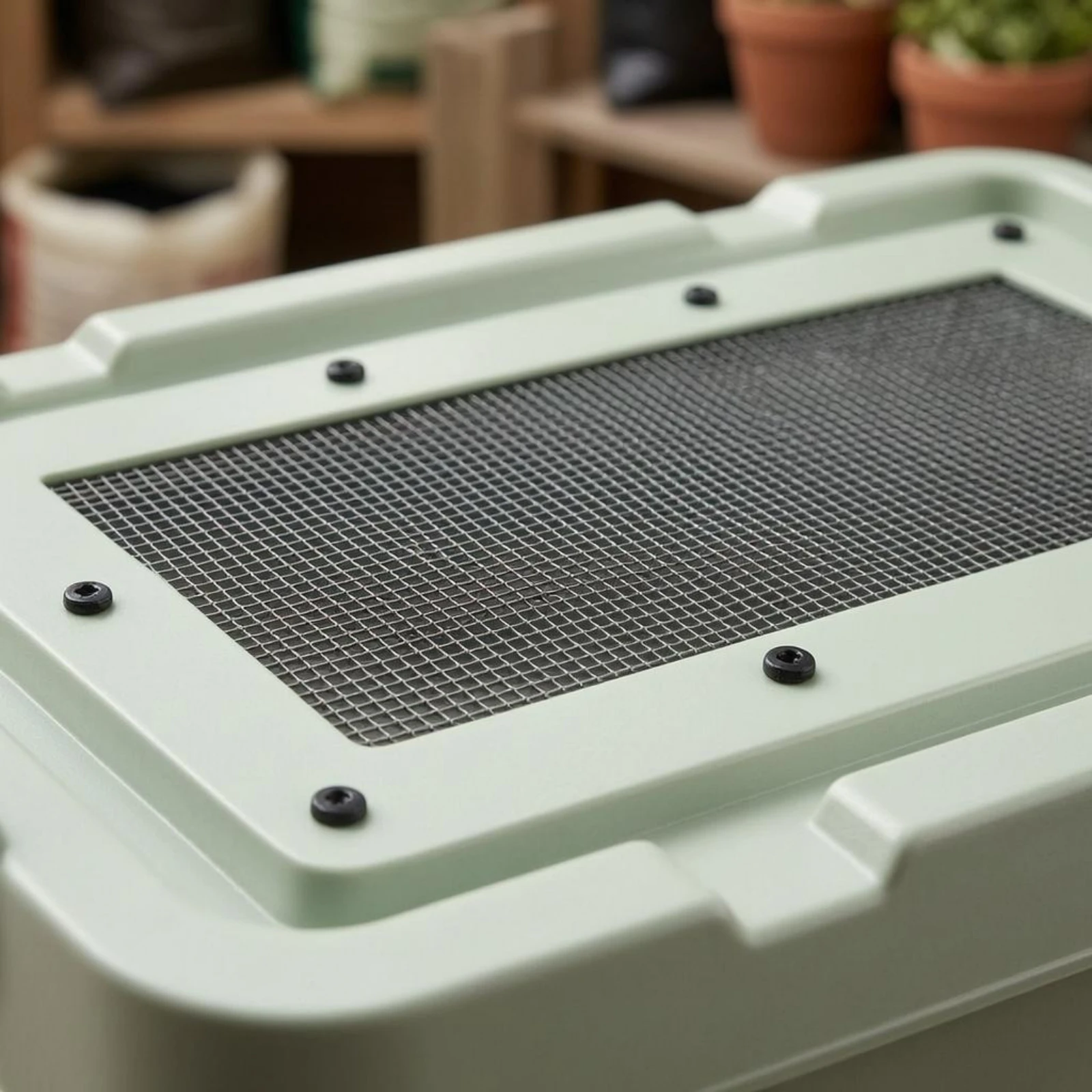 Plastic Worm Breeding Box Ventilated Worm Breeding Box Pet Habitat Side Handles Easy to Clean
