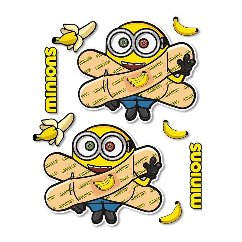 Despicable Me Minions Kawaii Cartoon Stickers Waterproof Decorative Stickers Cartoon Creative Car Stickers Children Gift