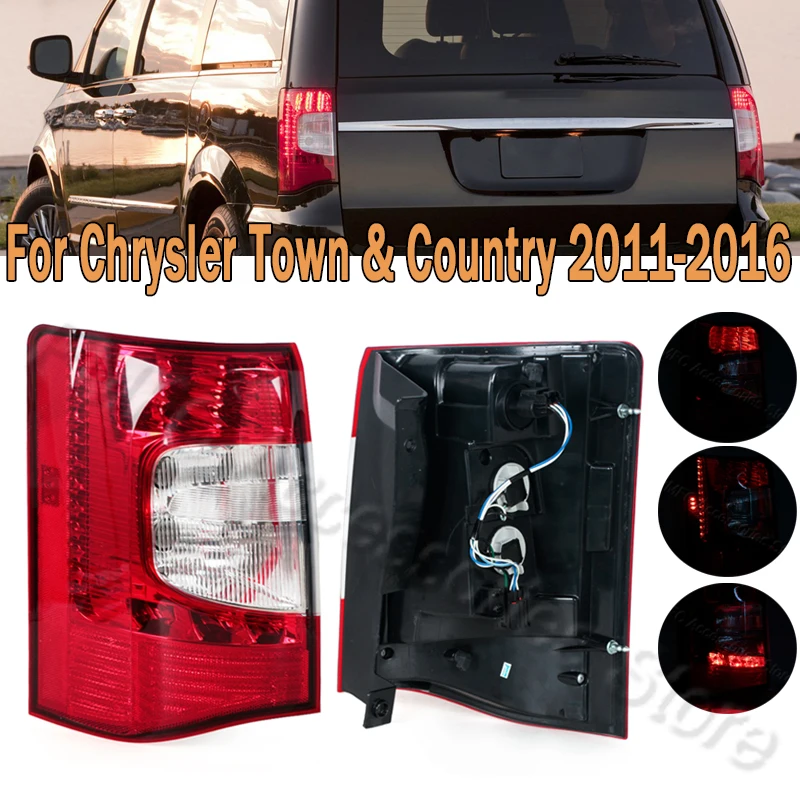 

Tail Lamp Assembly Rear Brake Stop Reverse Light Turn Signal LIght Taillight For Chrysler Town & Country 2011-2016 5182531AE