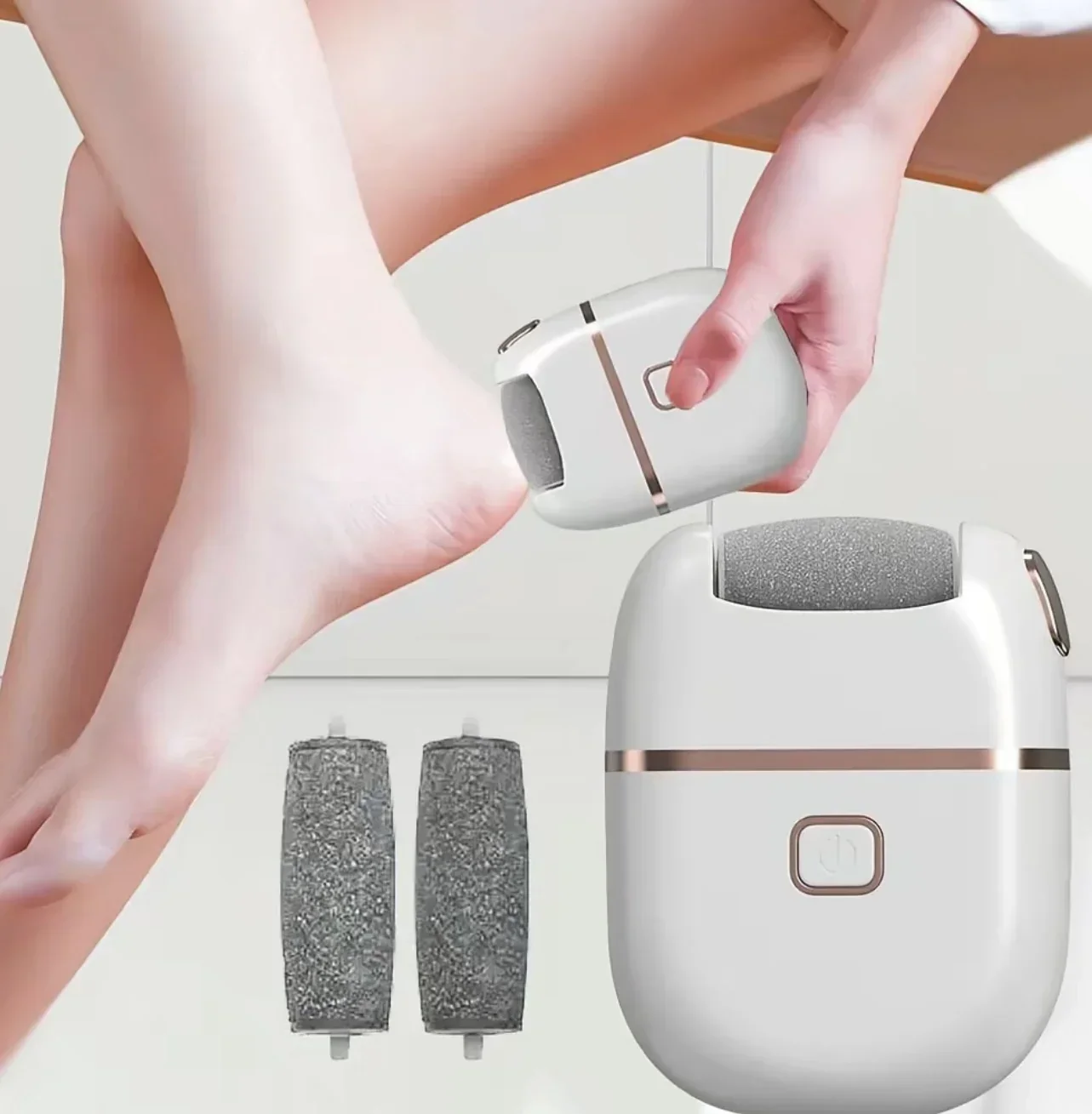 Rechargeable Electric Foot Grinder Dead Skin Remover Calluses Feet Scrubber Electric Foot File Dry Dead Cracked Foot Care Repair