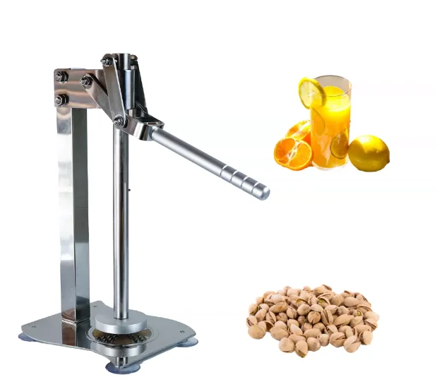 304 Stainless Steel Manual Lemon Juicer Lever-Action Effortless Press Home & Street Vendor Squeezer