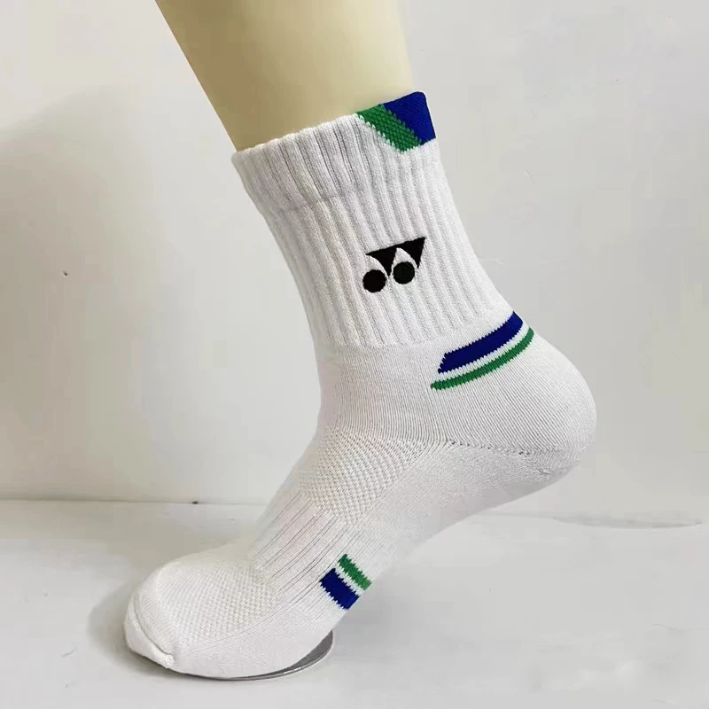 YONEX Sports Running Socks Men Woman Outdoors Casual Athletic Mid-calf Socks Basketball Badminton Yoga Breathable Socks 1/3 Pair