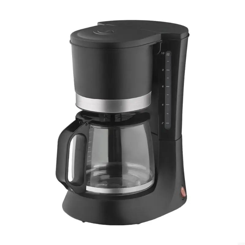 600ml의 열 유리병 전기 드립 커피 메이커가 있는 커피 머신