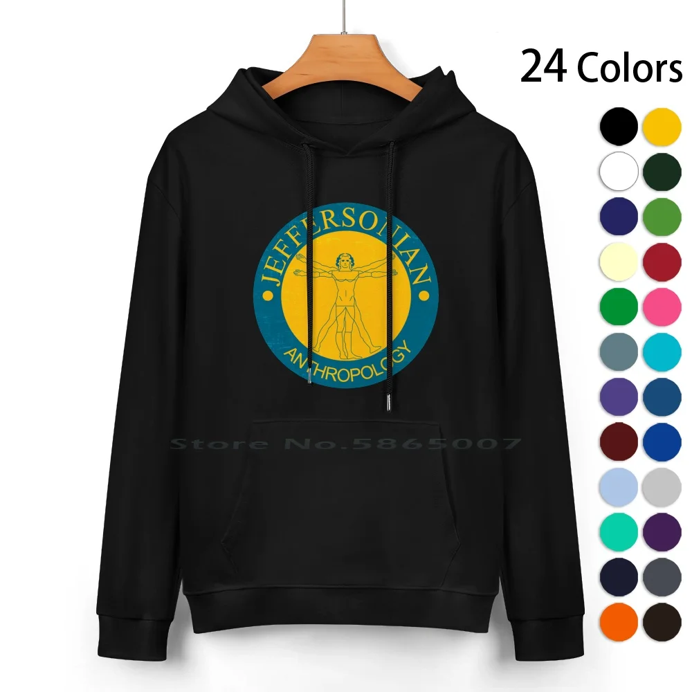 

Bones Jeffersonian Pure Cotton Hoodie Sweater 24 Colors Bones Jeffersonian Jeffersonian Unit Jeffersonian Logo Temperance