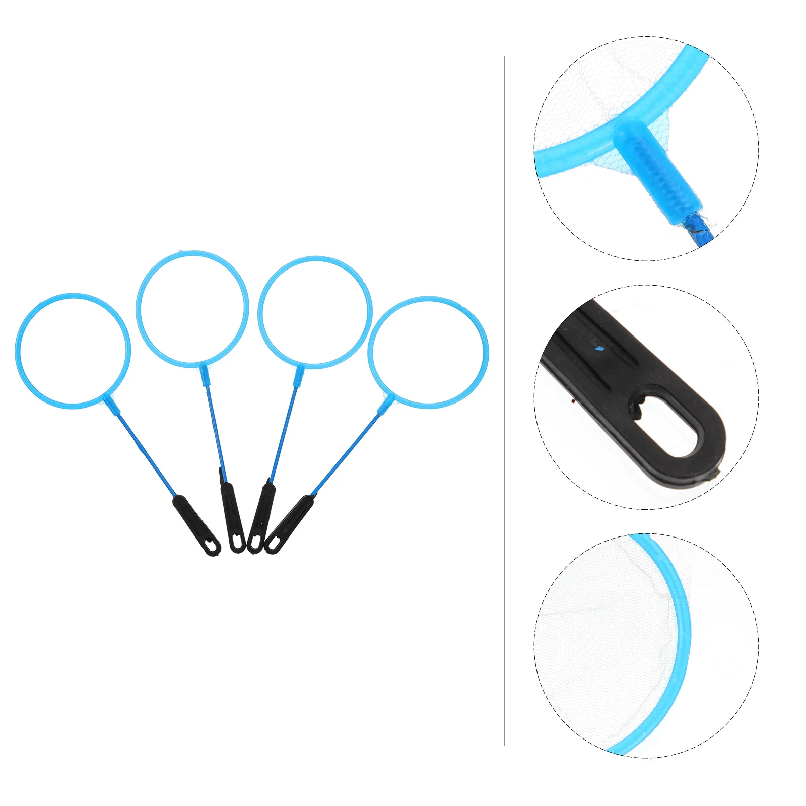 ตาข่ายจับปลาขนาดเล็ก 20 ชิ้น สำหรับเด็ก ใช้ในตู้ปลา บ่อเลี้ยงกุ้ง จับแล้วปล่อย ตาข่ายจับปลาแบบมีโครงพลาสติกแข็ง