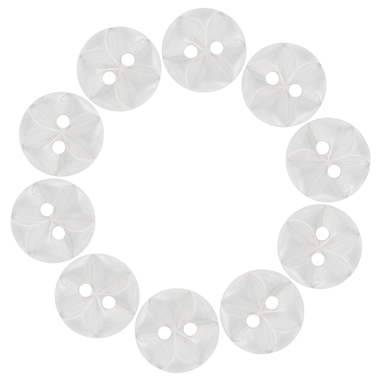 

20Pcs Pearlescent Resin Pearl Buttons Engraved Flower Design Decorative Sewing Buttons for Kids Sweaters Cardigans Crafts
