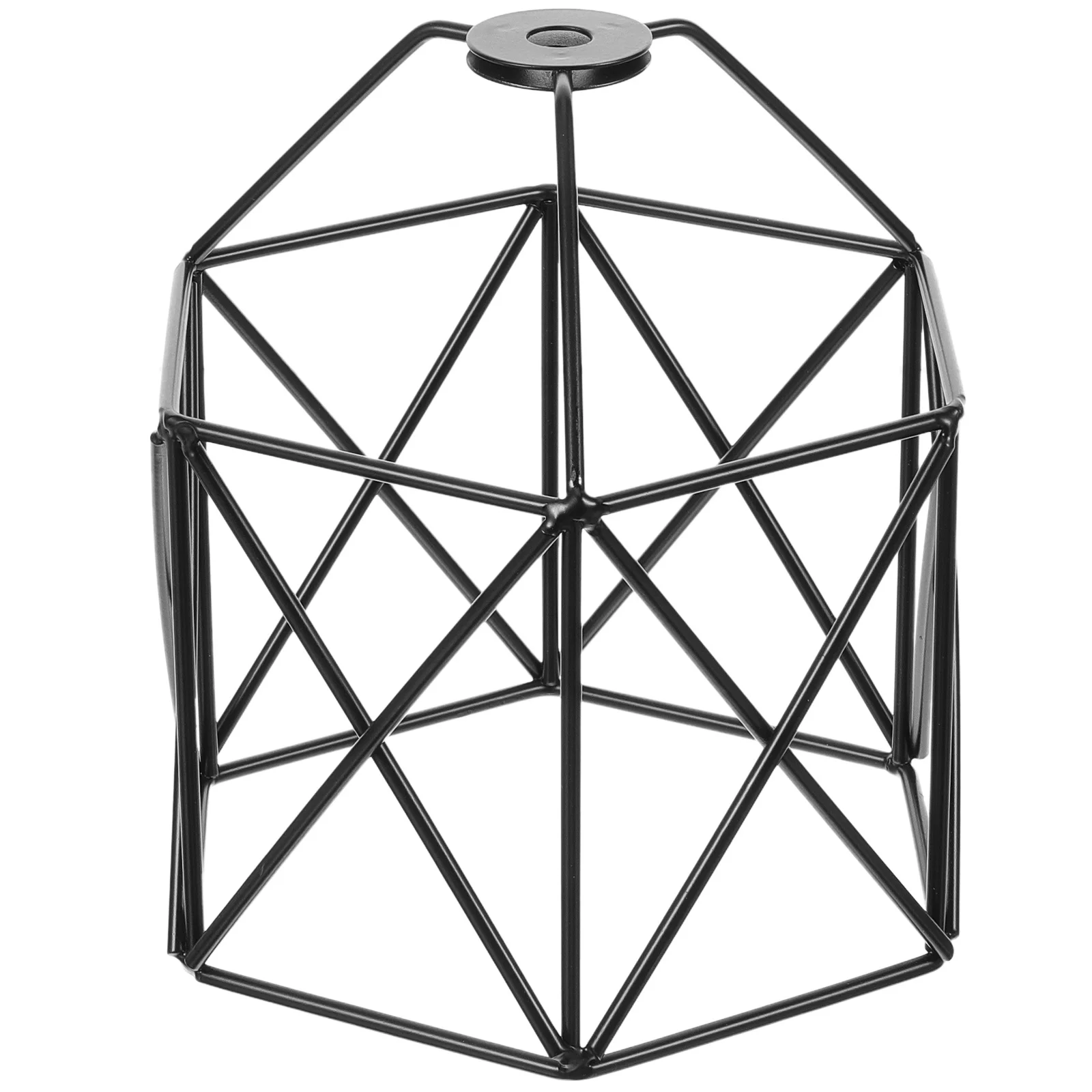 

Vintage Cage Wall Lamp Iron Metal Shade for Dining Room Kitchen Office Decor Pendant Light Cover Rustic Hanging Lampshade Unique