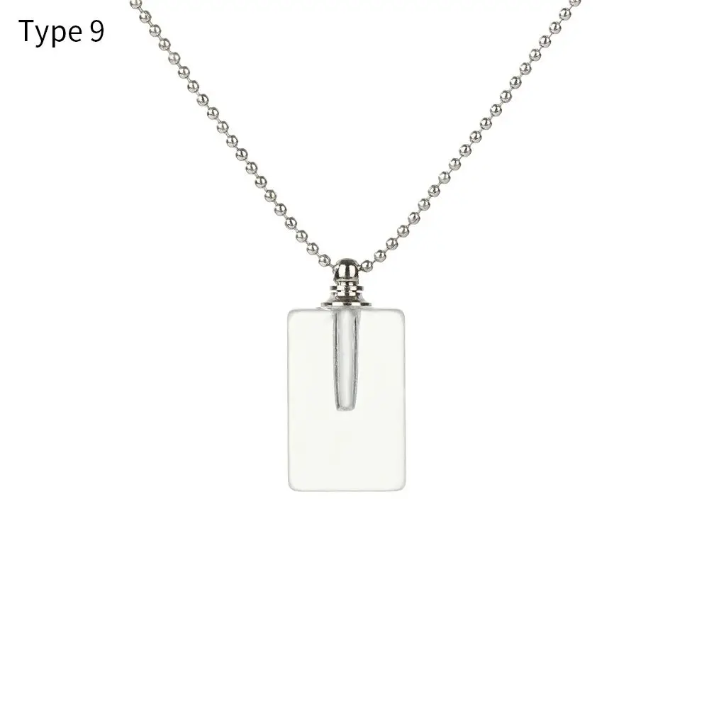 DIY Jewellery Openable Cap Ash Locket Crystal Vial  Wishing Bottle Pendant Perfume Jar Pendant Lucky Charm