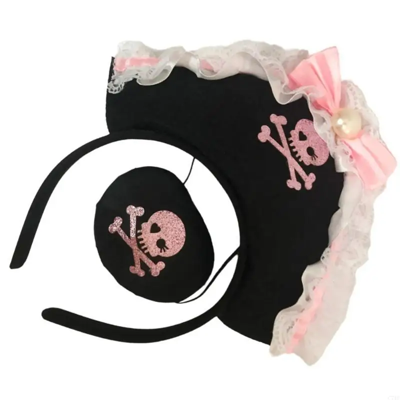 C71F – bandeaux amusants pour Halloween, patch oculaire Pirate pour Studio Photo, accessoires Photo