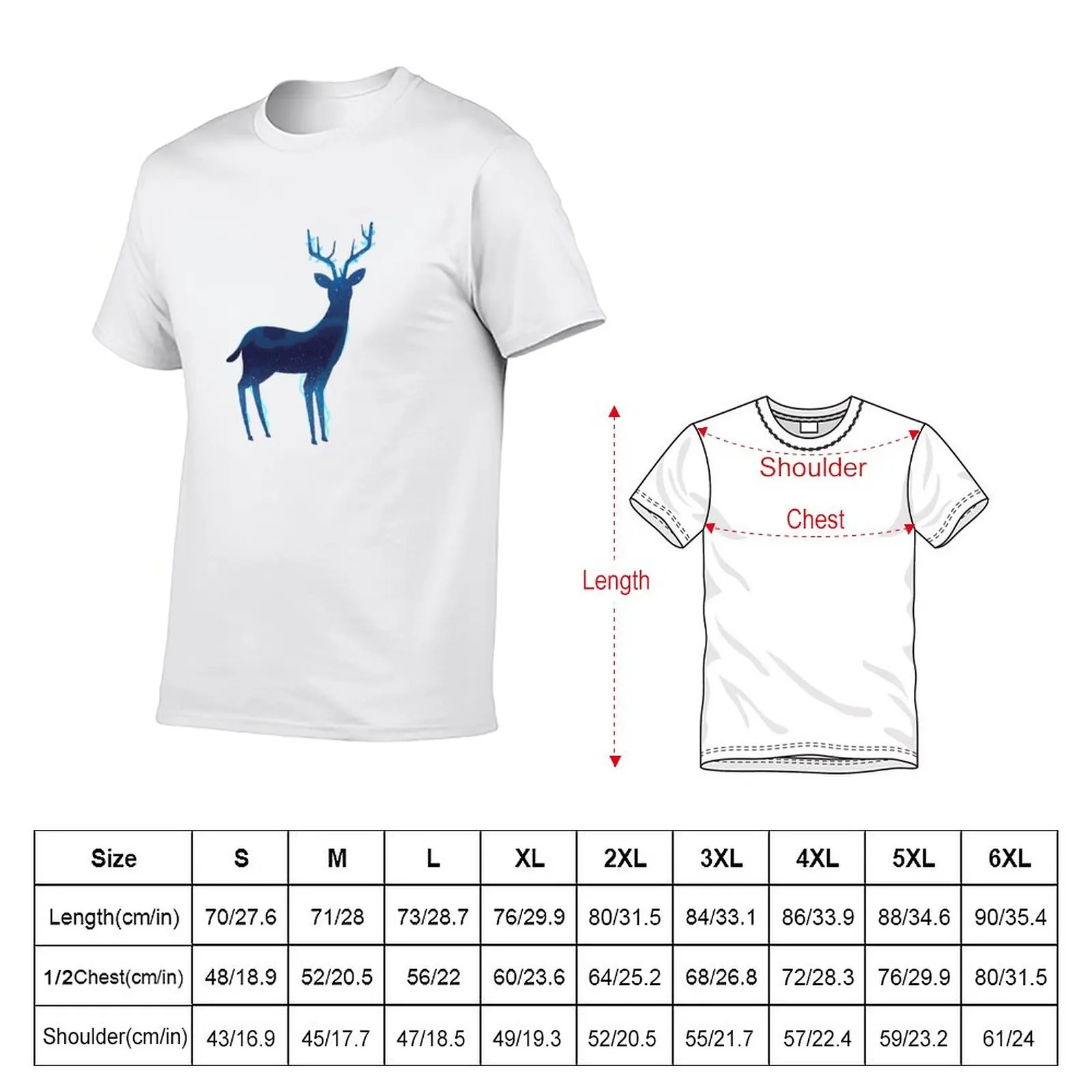 New Expecto Patronum Christmas Deer T-Shirt custom t shirts design your own Oversized t-shirt mens tall t shirts