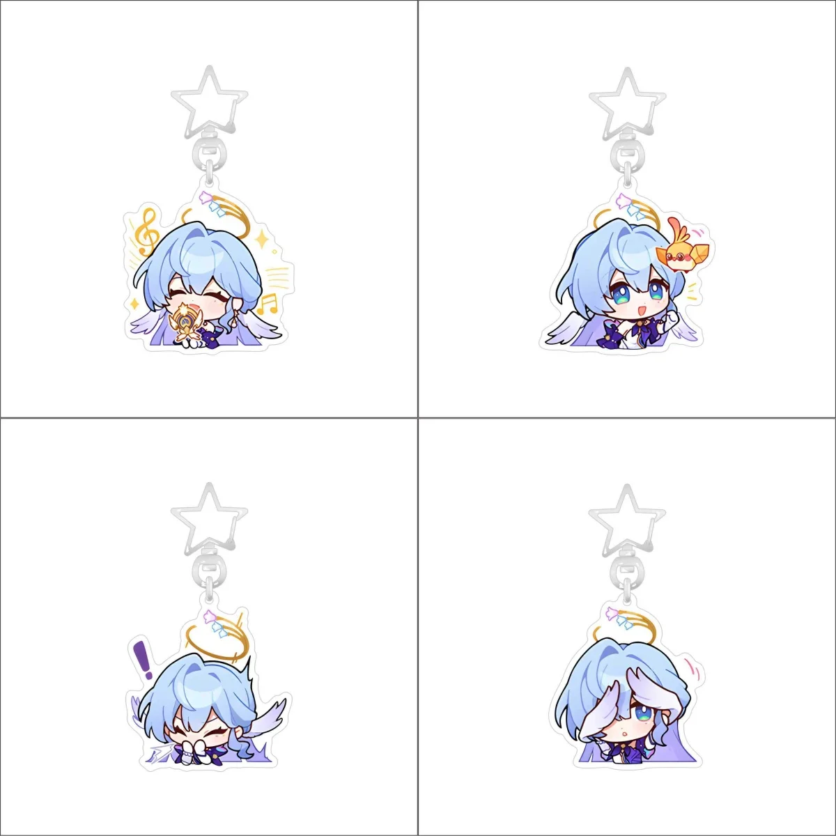 Nuovo Honkai: Star Rail Robin Boothill portachiavi simpatico cartone animato Anime ciondolo portachiavi zaino accessori per gioielli regalo distintivo del gioco