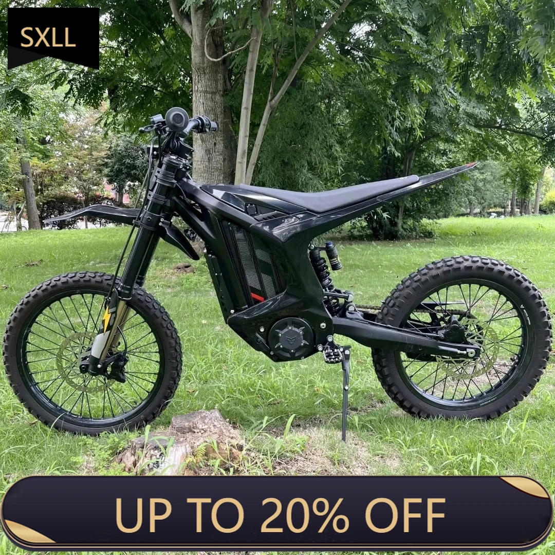 

Мотоцикл внедорожный SXLL Cloud Leopard XE PRO S, 72В 55Ач, мощный, 20 кВт, электрический, для взрослых, Arctic Leopard