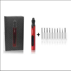 DSPIAE ES-P portatile elettrico affilatura/levigatrice penna utensile elettrico rosso nero tipo di penna Mini levigatrice affilatrice punta da trapano rossa