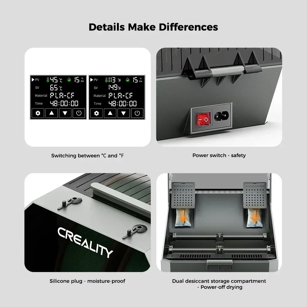 【新品未使用】CREALITY フィラメント乾燥機 Space Pi Plus Creality公式 Space Pi フィラメント乾燥機 Plus 3Dプリンター