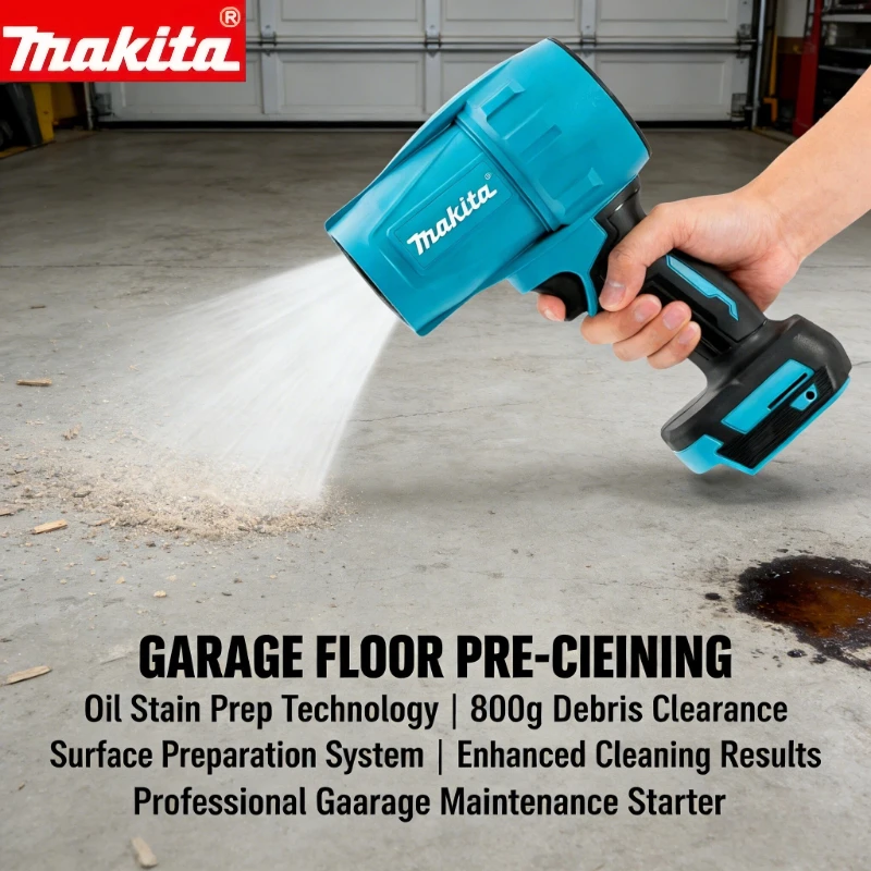 

Makita Style 18V High-Power Blower 300,000RPM Turbo Jet Fan Cordless Handheld Air Duster Car Cleaning Tool