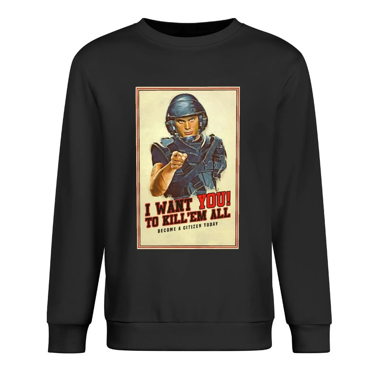 

Starship Troopers recruitment poster Pullover anime clothes men's clothing autumn new products pullover