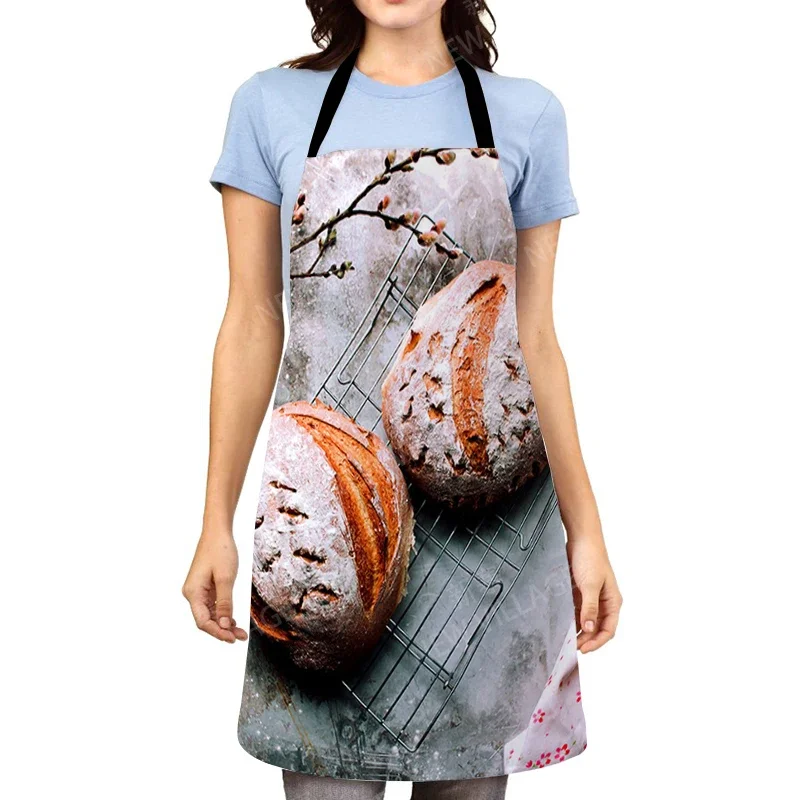 nordic Aesthetic Women kitchen apron kids original Children Waterproof girl princess waiter work apron oil proof boho plant