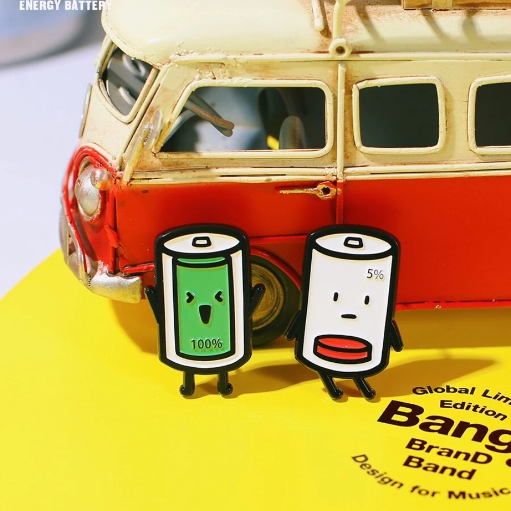 Low Social Need To Be Alone, Full Power Full Blood Resurrection, Battery Creative Pin Badge