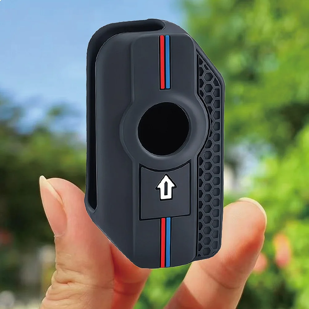 Silicone Remote Key Fob Cover Shell Case Holder For BMW K1600 GT GTL R1250 GS Adventure S1000 XR 2021 2022